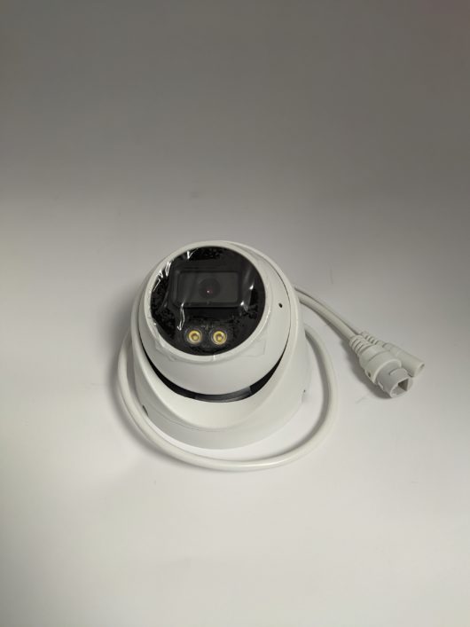ip видеокамера купольная 5MP 4k, POE или 12v, белый свет